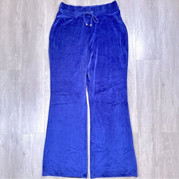 Blue Velvet Lounge Sweatpants L - Picture 1 of 3
